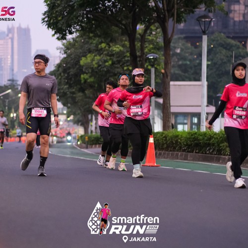 Race photo from SMARTFREN RUN 2026