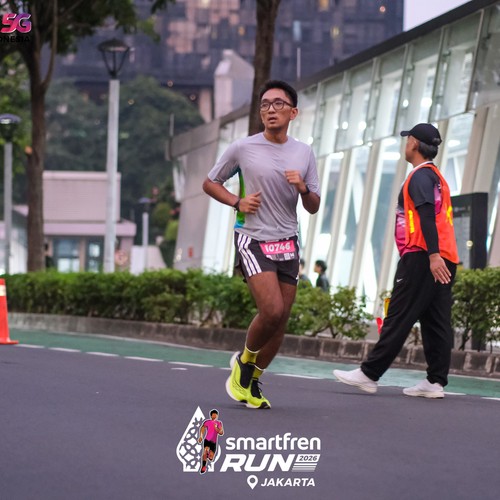 Race photo from SMARTFREN RUN 2026