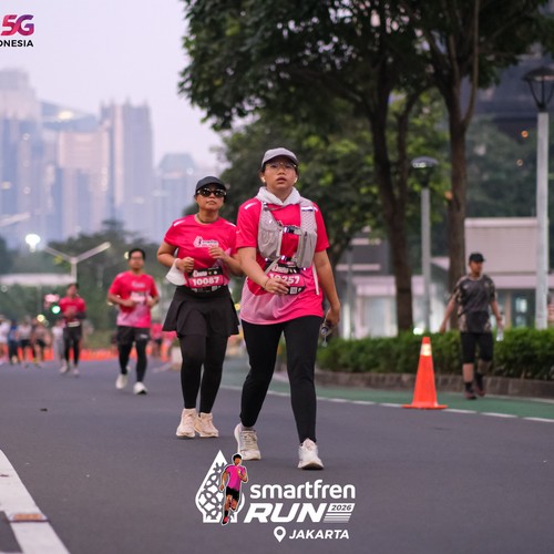 Race photo from SMARTFREN RUN 2026