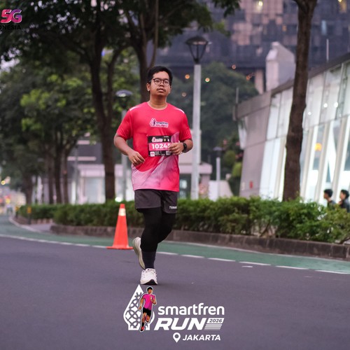 Race photo from SMARTFREN RUN 2026