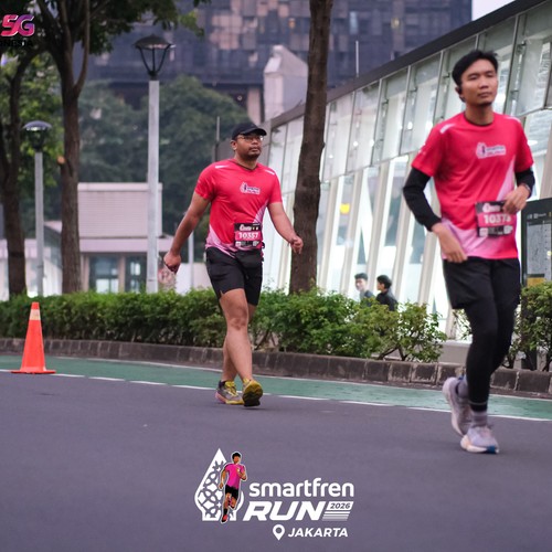 Race photo from SMARTFREN RUN 2026