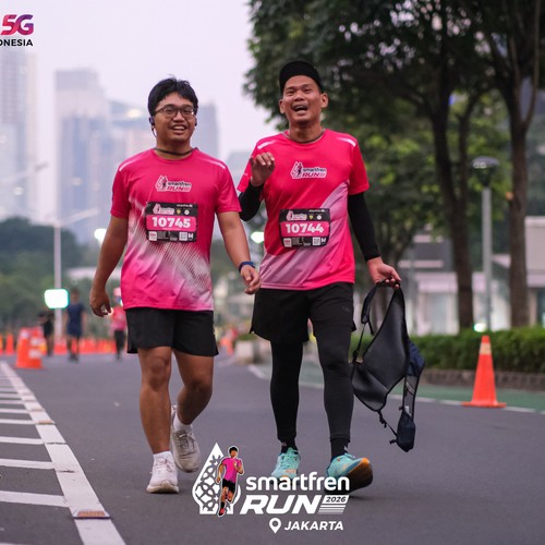 Race photo from SMARTFREN RUN 2026