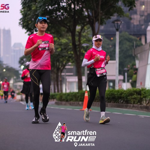 Race photo from SMARTFREN RUN 2026
