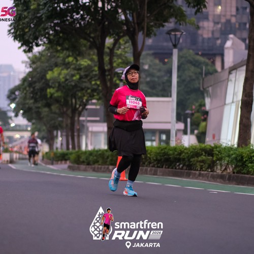 Race photo from SMARTFREN RUN 2026