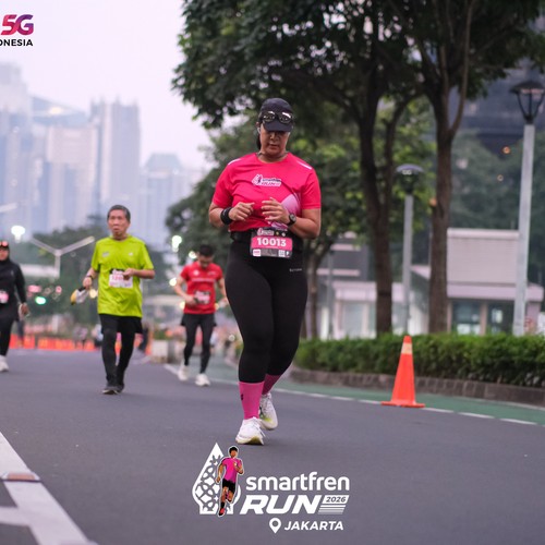 Race photo from SMARTFREN RUN 2026