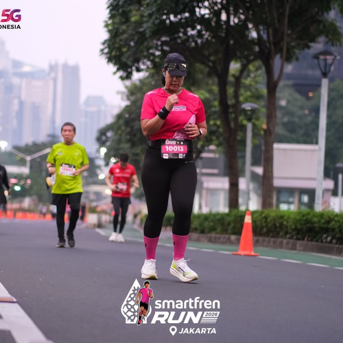 Race photo from SMARTFREN RUN 2026