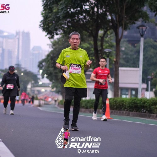 Race photo from SMARTFREN RUN 2026