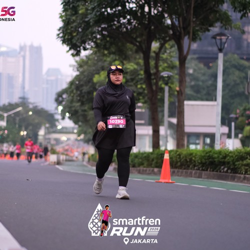 Race photo from SMARTFREN RUN 2026