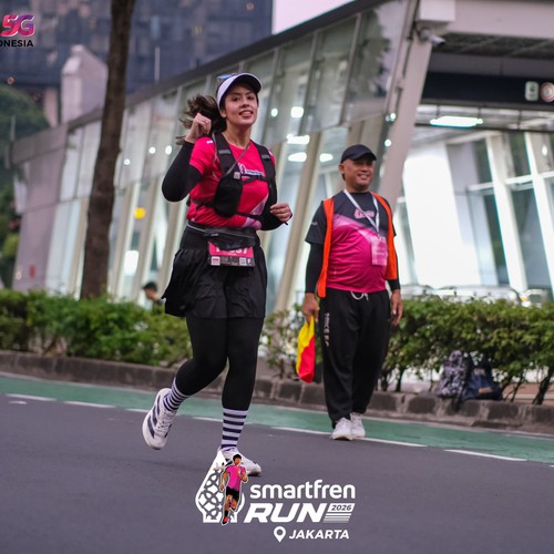Race photo from SMARTFREN RUN 2026