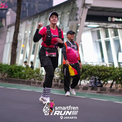 Race photo from SMARTFREN RUN 2026