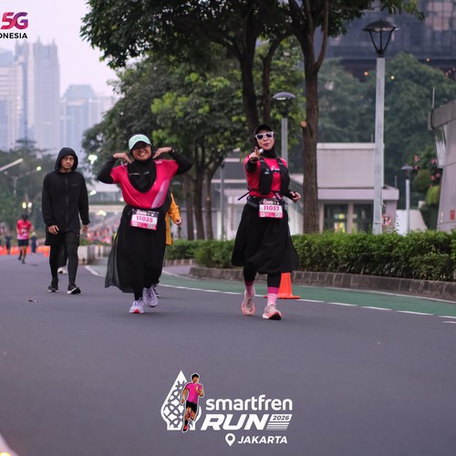 Race photo from SMARTFREN RUN 2026