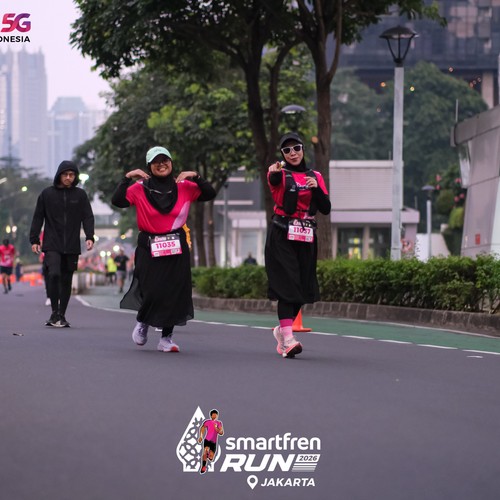Race photo from SMARTFREN RUN 2026
