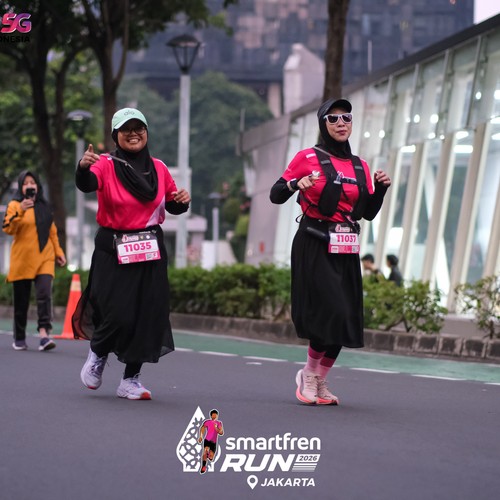 Race photo from SMARTFREN RUN 2026