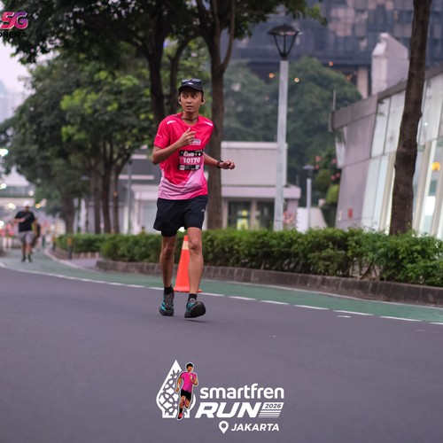 Race photo from SMARTFREN RUN 2026