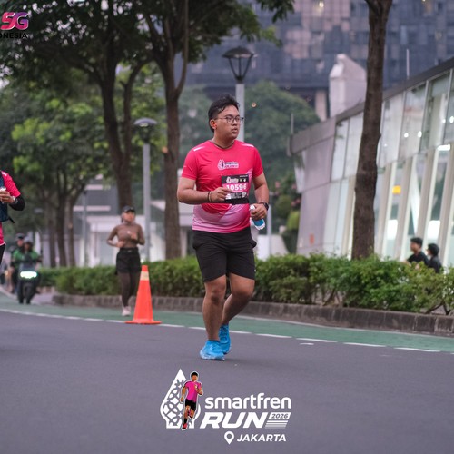 Race photo from SMARTFREN RUN 2026