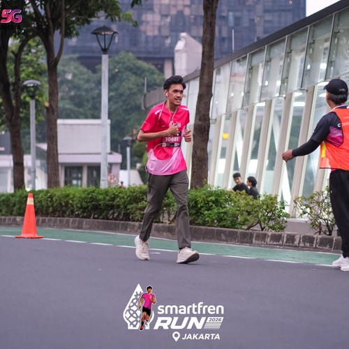 Race photo from SMARTFREN RUN 2026