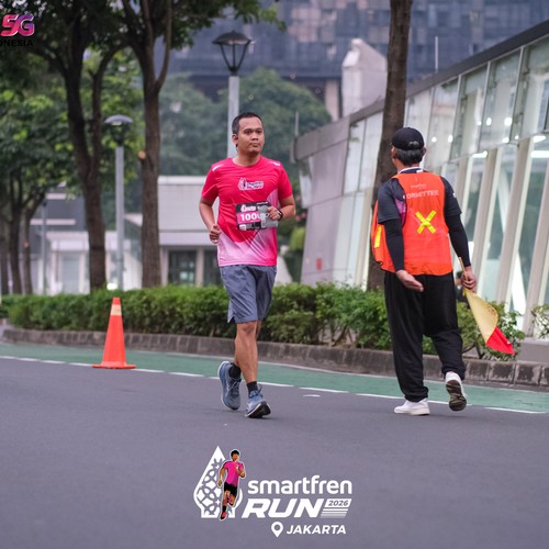 Race photo from SMARTFREN RUN 2026