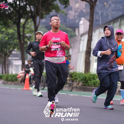 Race photo from SMARTFREN RUN 2026
