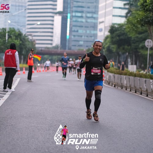 Race photo from SMARTFREN RUN 2026