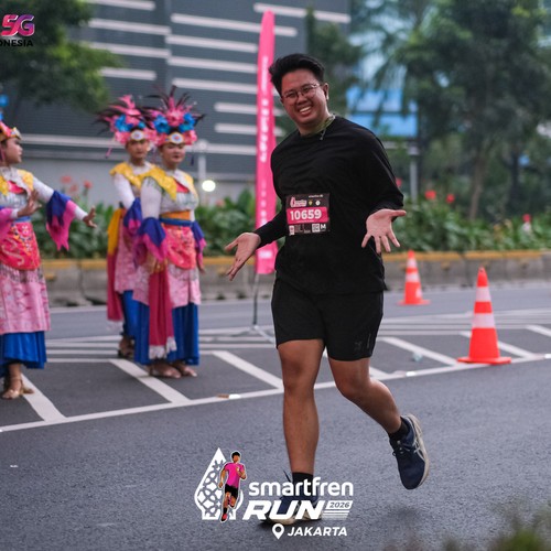 Race photo from SMARTFREN RUN 2026