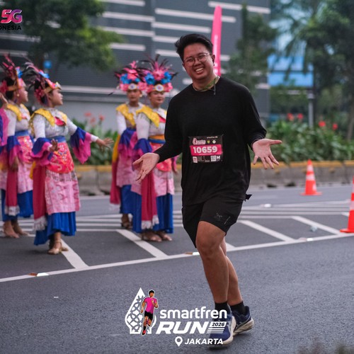 Race photo from SMARTFREN RUN 2026