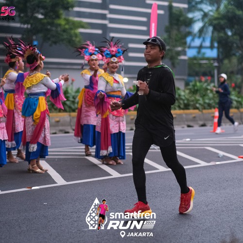 Race photo from SMARTFREN RUN 2026