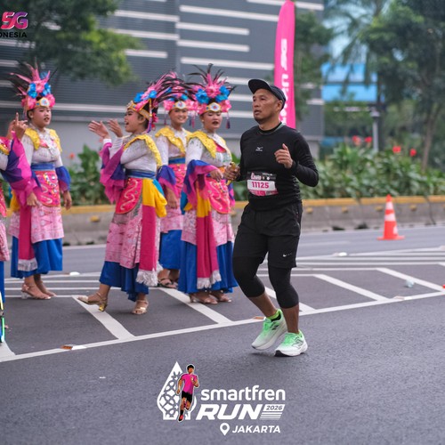 Race photo from SMARTFREN RUN 2026