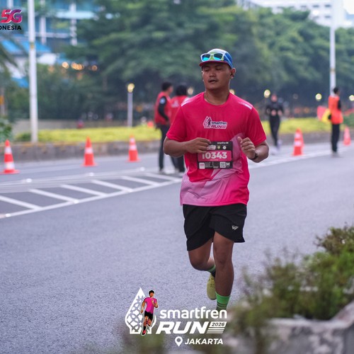 Race photo from SMARTFREN RUN 2026