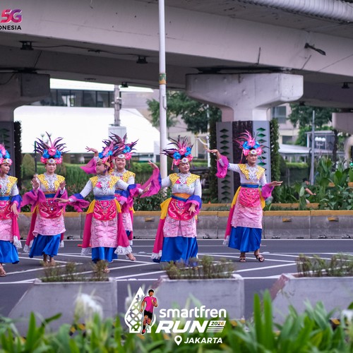 Race photo from SMARTFREN RUN 2026