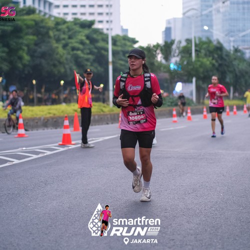 Race photo from SMARTFREN RUN 2026
