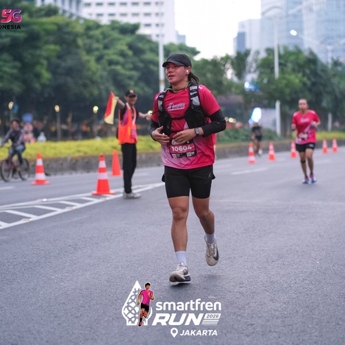 Race photo from SMARTFREN RUN 2026