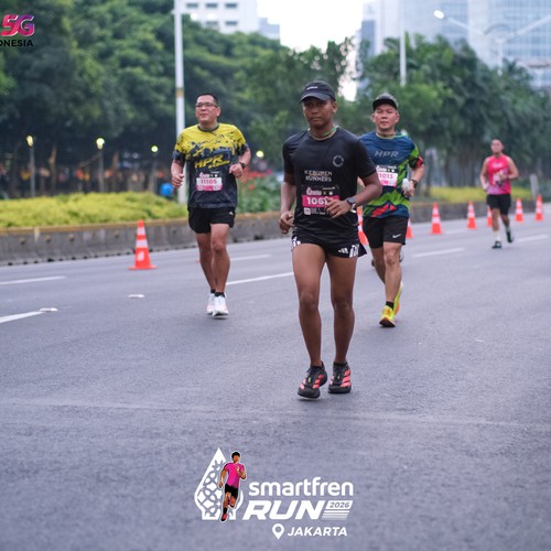 Race photo from SMARTFREN RUN 2026