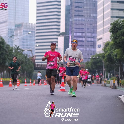 Race photo from SMARTFREN RUN 2026
