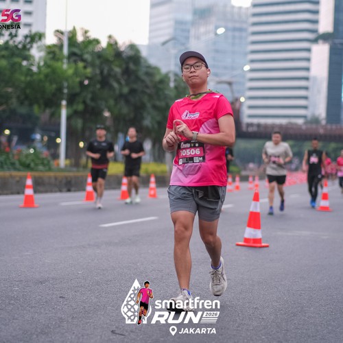 Race photo from SMARTFREN RUN 2026
