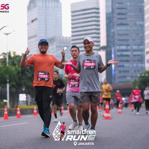 Race photo from SMARTFREN RUN 2026