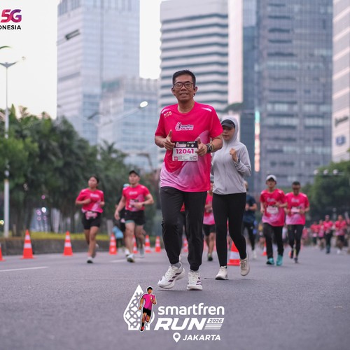 Race photo from SMARTFREN RUN 2026