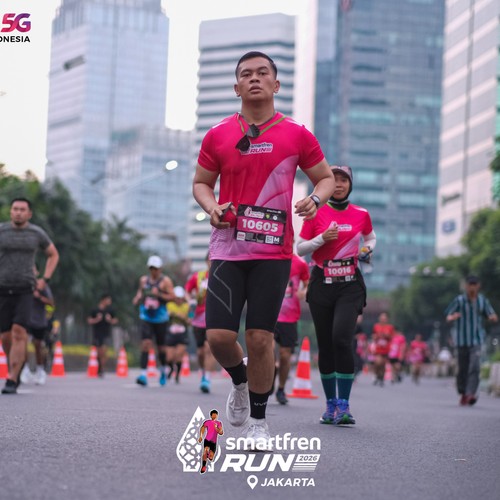 Race photo from SMARTFREN RUN 2026