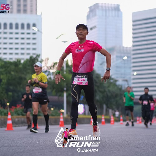 Race photo from SMARTFREN RUN 2026