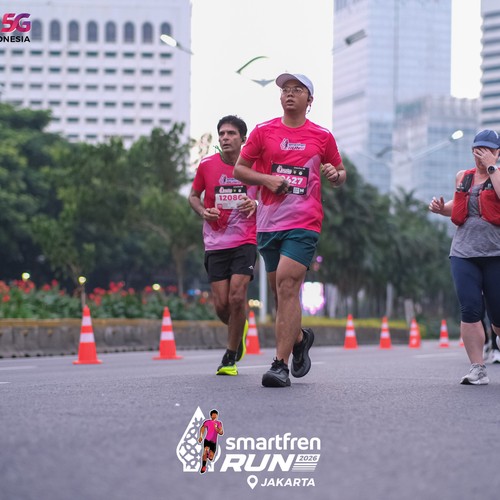 Race photo from SMARTFREN RUN 2026
