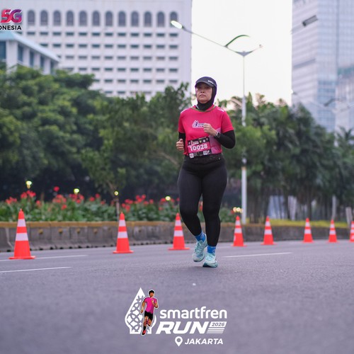 Race photo from SMARTFREN RUN 2026