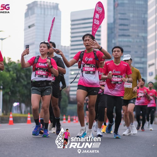Race photo from SMARTFREN RUN 2026