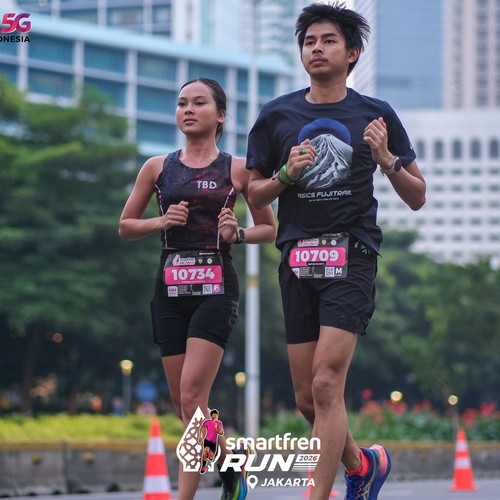Race photo from SMARTFREN RUN 2026
