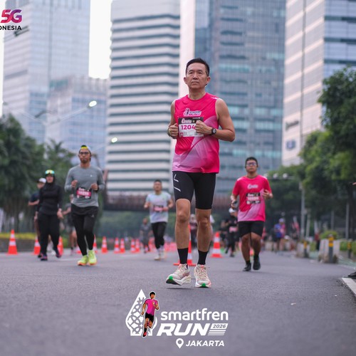 Race photo from SMARTFREN RUN 2026