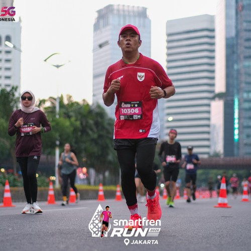Race photo from SMARTFREN RUN 2026