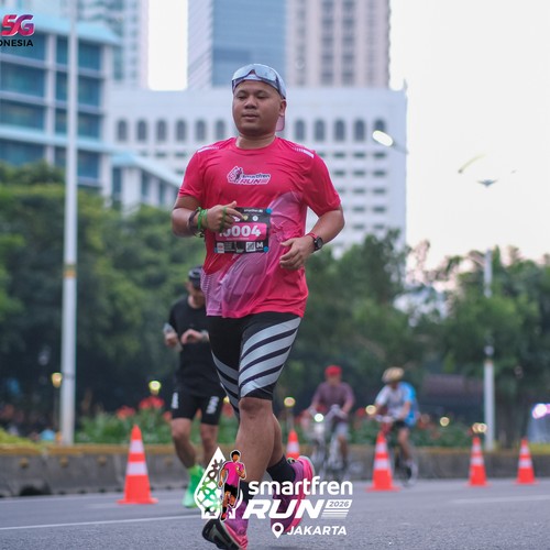 Race photo from SMARTFREN RUN 2026