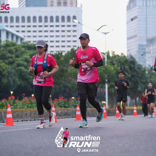 Race photo from SMARTFREN RUN 2026