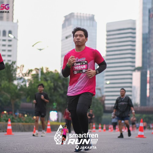 Race photo from SMARTFREN RUN 2026