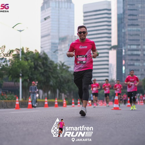Race photo from SMARTFREN RUN 2026