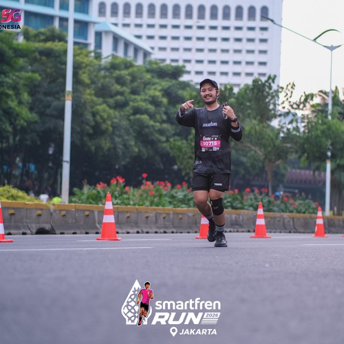Race photo from SMARTFREN RUN 2026
