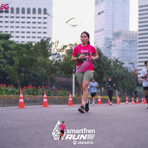 Race photo from SMARTFREN RUN 2026